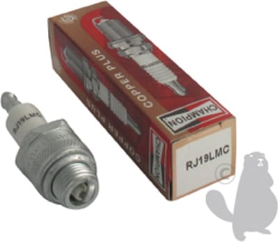 Bougie CHAMPION RJ19LMC voor de laatste generatie BRIGGS & STRATTON QUANTUM motoren.