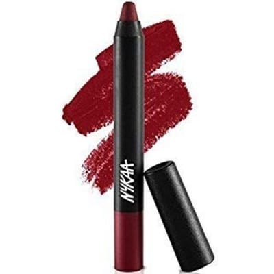 Crayon à lèvres MATTE-ilicious de Nykaa - Appelle-moi Écarlate (2,8 g) nuance n° 14 Avec Taille-crayon Cosmétique Prove Your Point