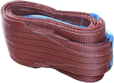 Hefband Bruin - Ronde Sjorband - Zware Lasten Tillen - 100% Dyneema Vezel - 3 Meter 6 Ton - Bruin
