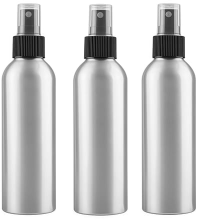 Dailygoods- Aluminium Sprayfles 120ml/150ml/250ml - Spuitfles - Sprayflacon - Refillbare Container - Fijne Mist Sprayer - Duurzaam Materiaal