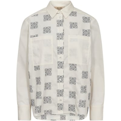 Mos Mosh 173000 180 mosmosh mm weina geo shirt ecru