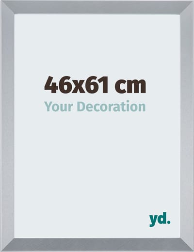 Your Decoration - Fotolijst 46x61 cm - MDF - Zilver Glans - Catania