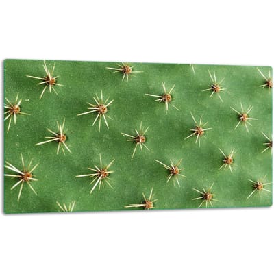 TMK ArtDeko - Glazen Snijplank - 52x30cm - Kaktus - Inductie - Antislip