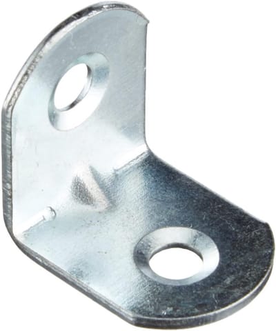 Hoekprofiel met Afgeronde Hoeken | Set van 40 Stuks | Elektrisch Verzinkt Blauw | 20x20x16mm