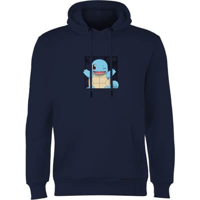 Pokémon Pokédex Squirtle #0007 Hoodie - Navy - S