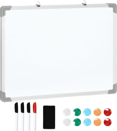 White board - Memobord - Magnetisch tekenbord - 60 x 1,8 x 45cm