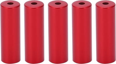 Set van 5 Aluminium Fietskabel Einde Caps voor 4mm Versnellingskabels - Duurzame Accessoires voor Fietsversnellingen en Kabelbeveiliging