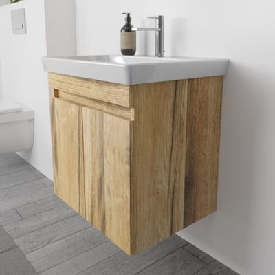 Megabad Profi Collection Lodge vanity unit 56 cm with 2 doors for washbasin Villeroy & Boch Avento HMW6056001KEIAV060