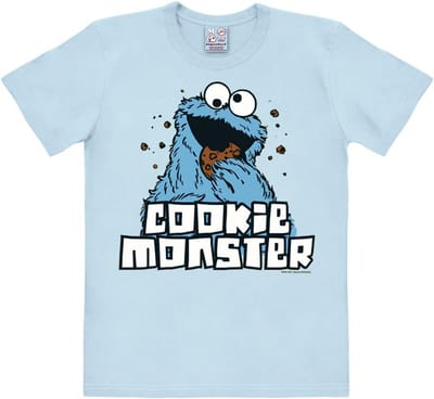 Cookie Monster T-Shirt voor Heren - Grappig en Kleurrijk