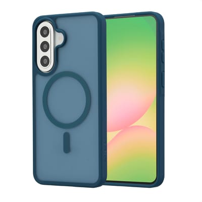 imoshion Hoesje - Geschikt voor Samsung Galaxy A57 (5G) - Color Guard Backcover met Magnetische Ring - Donkerblauw
