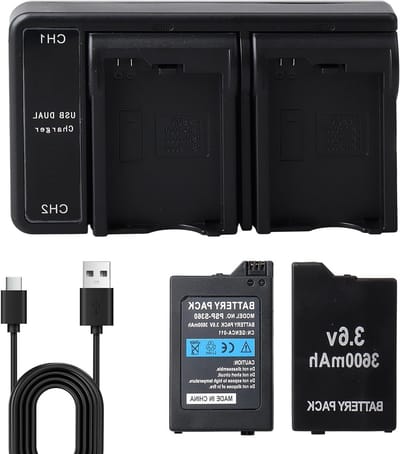 Hoge capaciteit 3600 mAh 3,6 V lithium-ion oplaadbare batterij voor Sony PSP 2000 en PSP 3000 consoles, ideaal voor langdurig gebruik en gaming.