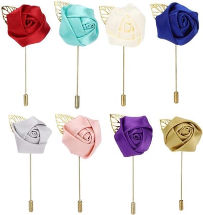 Rozen Corsage Set - Bloemen Speld - Feestelijke Decoratie - Handgemaakte Kwaliteit - Mix Kleuren