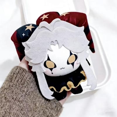 De Freak Circus Pierrot Knuffelpop Zacht Lichaam 10cm Pierrot Pluche Speelgoed Rugzak Hanger Hoed Sjaal Sleutelhanger Verjaardagscadeau 10cm
