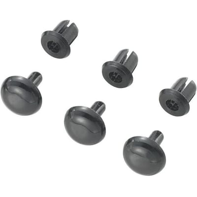 TRU COMPONENTS TC-SRR-450K203 TC-10820820 Splijtnagel Schachtdiameter 4 mm Zwart 1000 stuk(s)