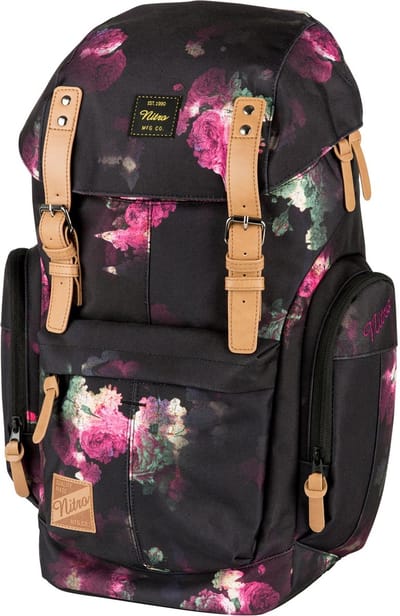 NITRO Vrije tijd rugzak Rugzak met laptopvak Daypacker Backpack 32L Black Rose Zwart Veelkleurig