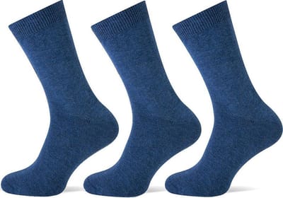 3 Paar "Jeans" Damessokken in 75% Katoen - Teckel - Maat 36/42 - Geen gevoelige teennaad