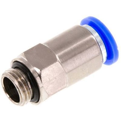 10mm & G1/4'' Zelfsluitende Insteekkoppeling Vernikkeld Messing/PBT Buitendraad 0-10 bar