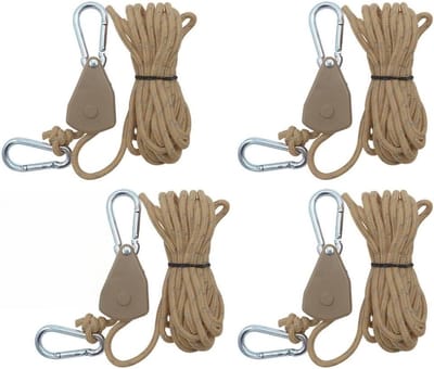 Reflecterende Tentlijnen met Spanner - 4 mm Verstelbare Touwratel voor Camping, Tentkoord met Aluminium Spanklem en Verstelbare Guy Ropes voor Buitenactiviteiten