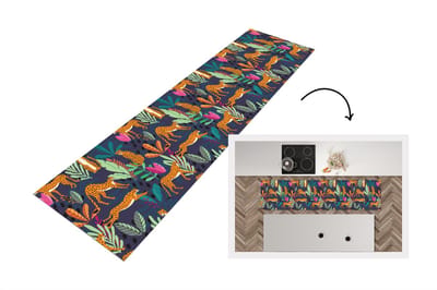 Keukenloper - Loper keuken - Patroon - Cheetah - Jungle - 200x50 cm - Keukenloper vinyl