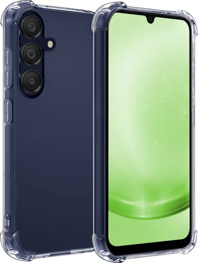 Hoesje Geschikt voor Samsung Galaxy A25 - Sterk & Shockproof - Siliconen Case - Back Cover - Telefoon Hoes Shock Proof - Transparant