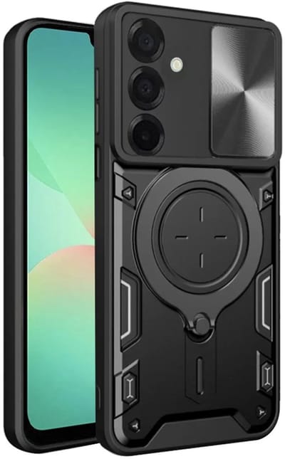Hoesje geschikt voor Samsung Galaxy A26 - Techsuit CamGuard Pro Back Cover - Zwart
