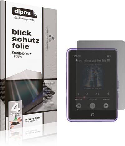 dipos – Matte Privacy Screenprotector geschikt voor PINHUI M7 | Anti-Spy Beschermfolie