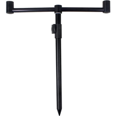Bâton de banque extensible pour la pêche à la carpe, support de poteau réglable en aluminium pour alarme de morsure 30cm fixed length black