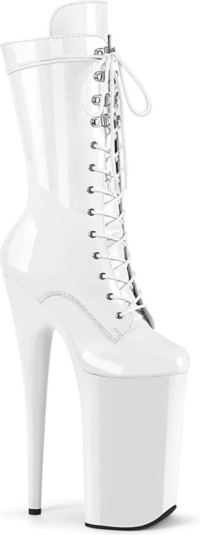 Pleaser - BEYOND-1050 Plateau Laarzen - US 5 - 35 Shoes - Wit