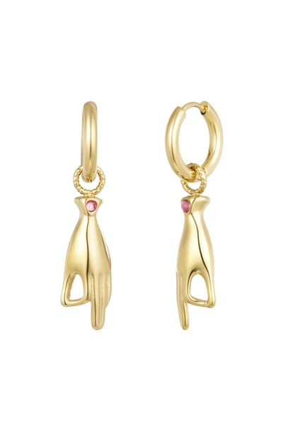 Bijoutheek Oorhangers Fuchsia