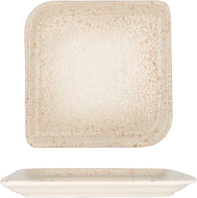By Bone Serveerschaal - Natura - Porselein - 15x15 cm - set van 2