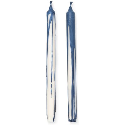 Ferm Living Duo Candle Kaarsenset - donkerblauw
