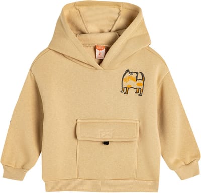 Capuchon kraag Met drukwerk Kapuzensweatshirt