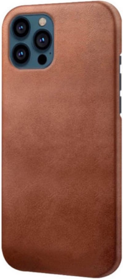 Casecentive - Leren Back case - iPhone 14 - bruin
