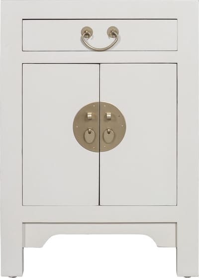 Fine Asianliving Chinees Nachtkastje Moonshine Greige - Orientique Collectie B42xD35xH60cm Chinese Meubels Oosterse Kast
