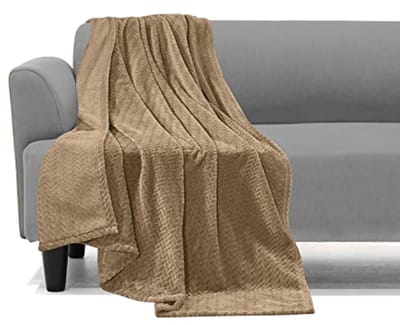 Lichtgewicht bedrukte deken - Ultrazacht en pluche, perfect voor loungen, 127 x 177 cm