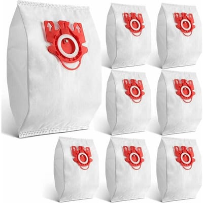8 Vervangende FJM Stofzakken + 2 Filters Geschikt voor Miele Stofzuigers