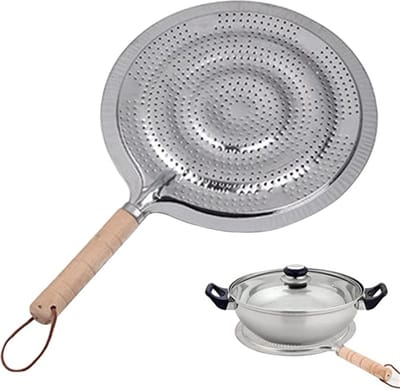 Warmteverspreider voor gasfornuis - of elektrische kachel, vlambeschermer -Simmer Plate 21 cm