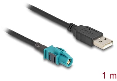 Delock Cable HSD Z female to USB 2.0 Type-A male 1 m