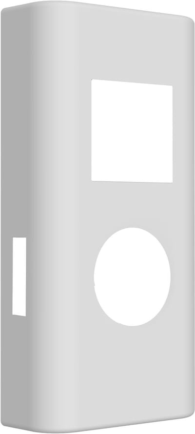Beschermhoes Deurbel - Siliconen Skin - Weerbescherming Camera - Flexibel Materiaal - 7 x 3 x 2 cm - Wit