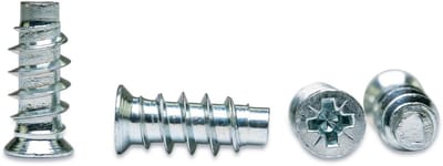 50x Meubel Schroeven RVS - Euroschroeven voor Ladenrails Montage - Verzinkt Staal - Gemaakt in Duitsland (6,3x16 mm)