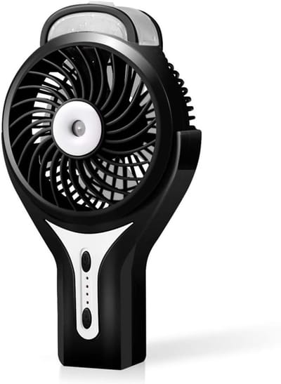 Stille Draagbare Koelventilator Voor Slaapkamer, Camping & Reizen, Eenvoudig In Gebruik