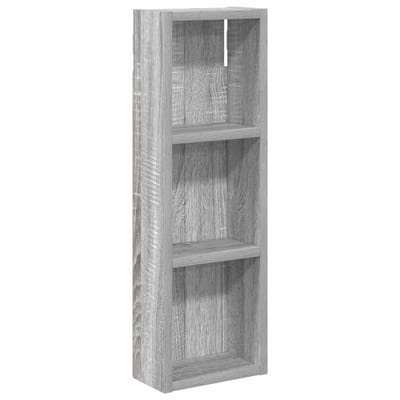 vidaXL - Badkamer - wandkast - Grijze - Sonoma - 20 - x - 10 - x - 60,5 - cm