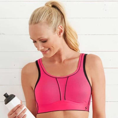 sportbh dames -De beste sportbeha- sportbh- roze- 80D
