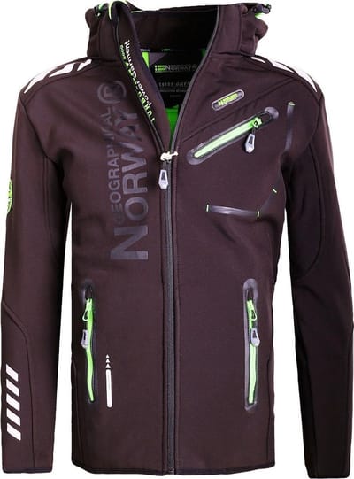 Geographical Norway Softshell Jas Heren Zwart Royaute - 3XL