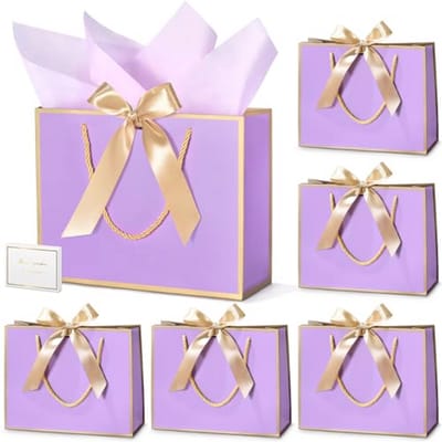 30 stuks papieren geschenkzakjes met handvatten voor bruiloften, verjaardagen en feestjes