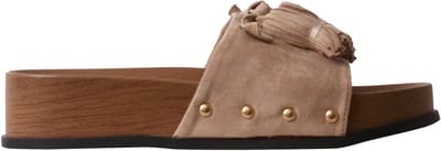 Slippers met plateauzool om gewoon in te stappen