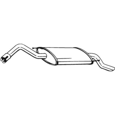 Geluiddemper achter BOSAL 154-273