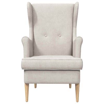 vidaXL - Fauteuil - Crèmekleurig - ARES