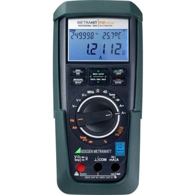 Gossen Metrawatt METRAHIT PM PRIME Multimeter Kalibratie (DAkkS) Digitaal Datalogger CAT III 600 V, CAT IV 300 V Weergave (counts): 310000