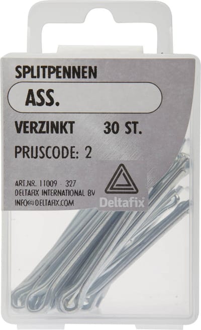 Deltafix splitpen verzinkt ass. din 94 30 st.